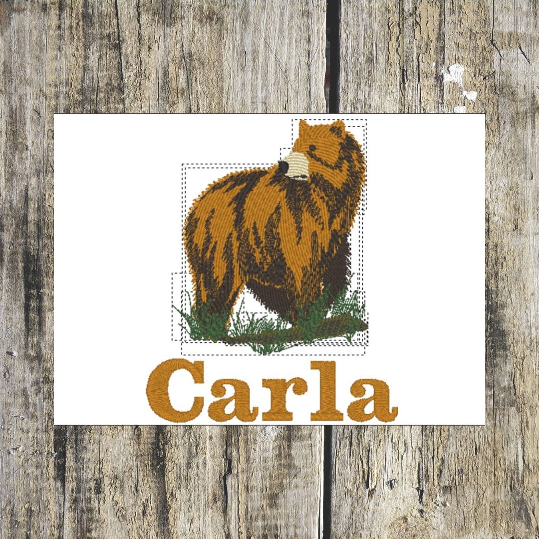 Bear Personalised Towels