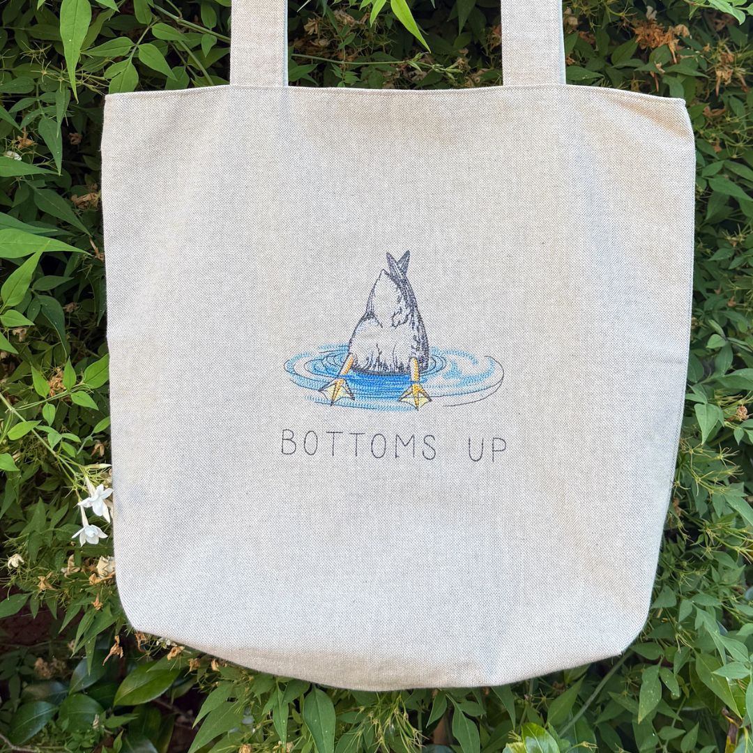 Bottoms Up Duck Tote Bag