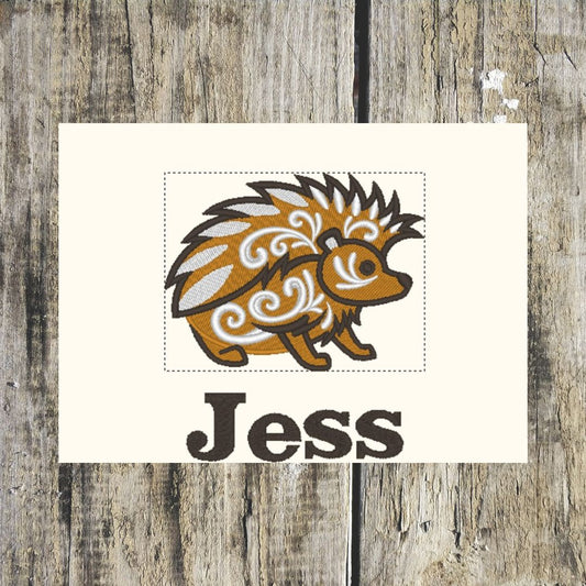Absolutely adore this cute Celtic Hedgehog design and when personalised with a name just makes it more special, this can then be embroidered onto a hand towel, bath towel, bath sheet and hooded towels.