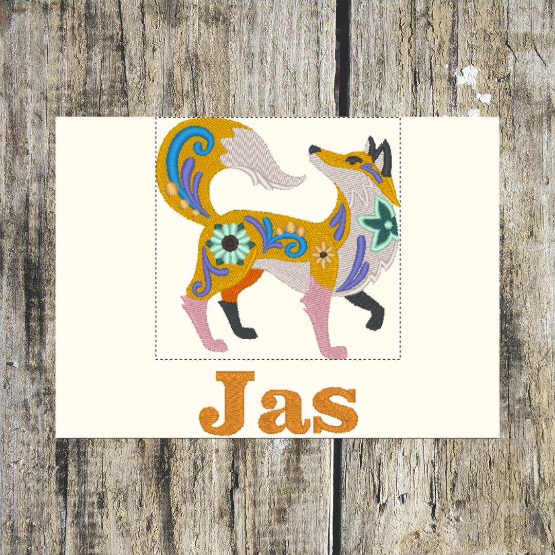 Funky Fox Personalised Towels