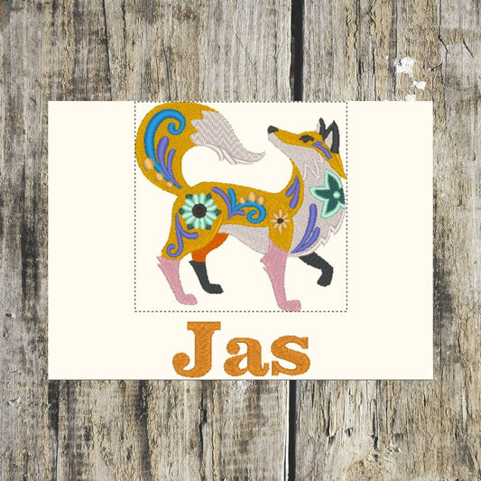 Funky Fox Personalised Towels