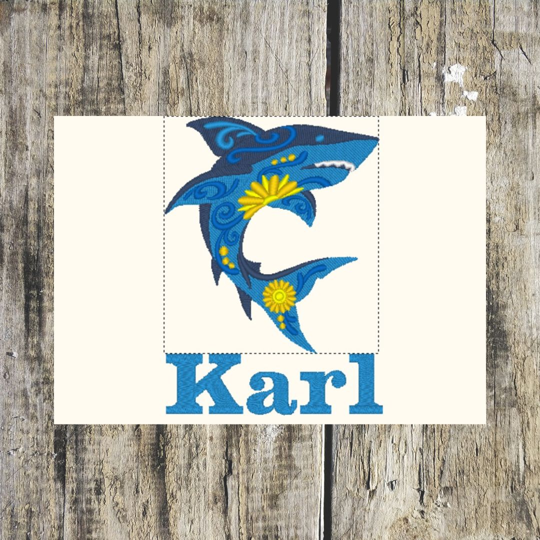Funky Shark Personalised Towels - 100% Cotton & Eco-Friendly – Coralie ...