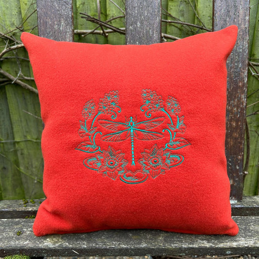 Dragonfly Laurel Cuddle Cushion