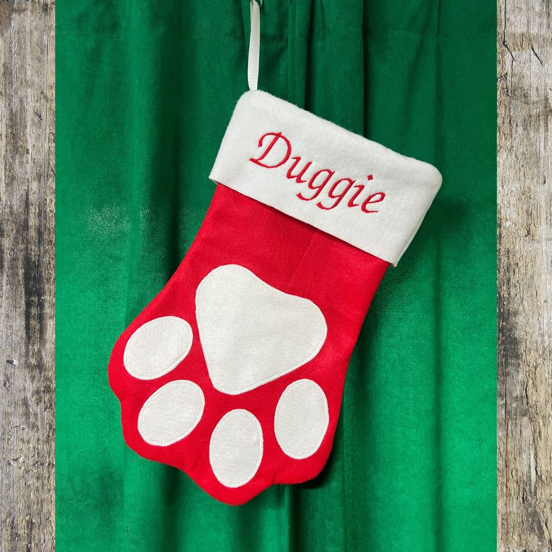 Personalised Pet Christmas Stocking