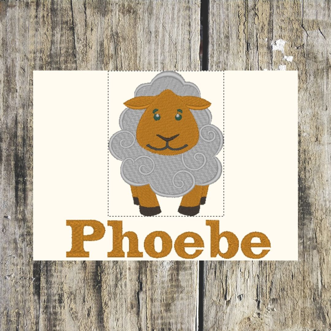 This lovely smiley Sheep design can be personalised with a name and can then be embroidered onto hand towels, bath towels, bath sheets and hooded towels