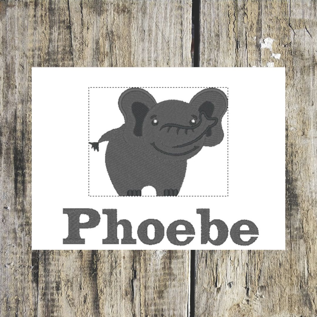 This Lovely cheeky elephant can be personalised with a name of your choice onto Hand towels, bath Towels, Bath sheets and Hooded towels